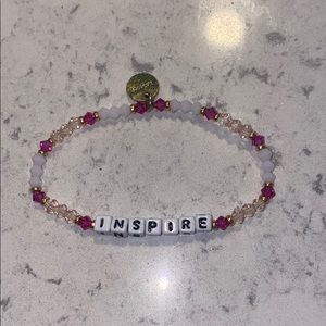 “inspire” beaded bracelet